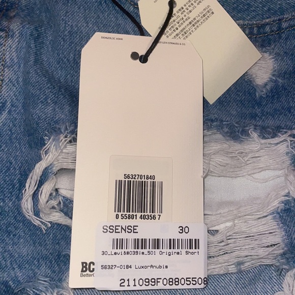 Brand new never worn before 501 Levi shorts From SSENSE - Picture 6 of 6